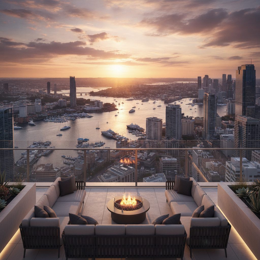 Rooftop sky terrace